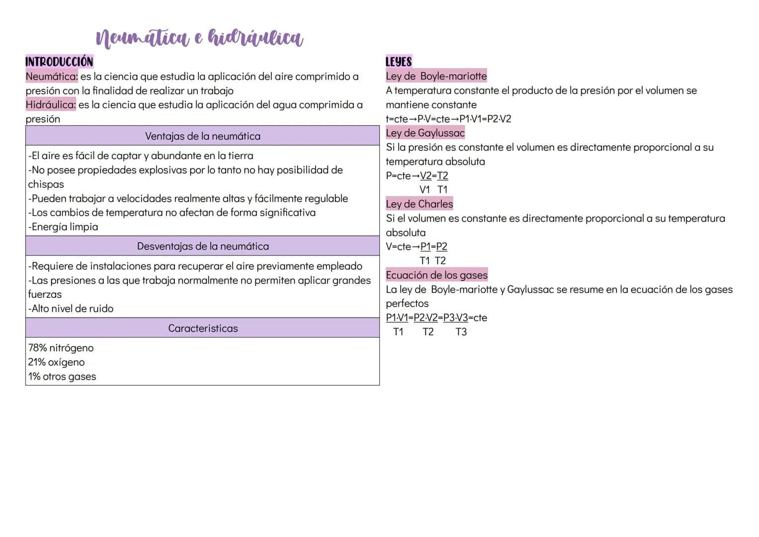 # Neumatica e hidráulica
## INTRODUCCIÓN
Neumática: es la ciencia que estudia la aplicación del aire comprimido a
presión con la finalidad