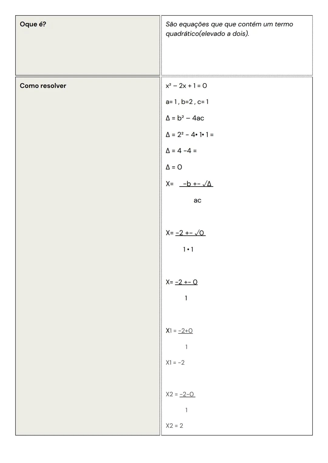 tipos de equações
Oque são equações?
Equações são uma sentença matemática que possuem ao menos uma incógnita (valores
desconhecidos) que s