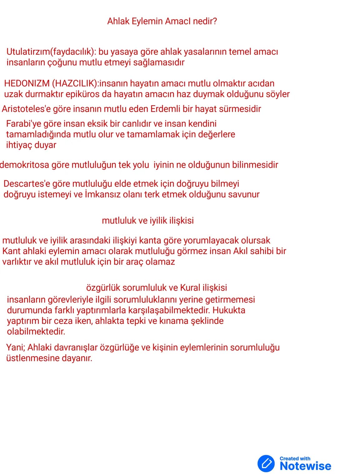 # Ahlak Felsefesi
Ahlak: insanların düşünce davranış, kişilik yapılarını ve bunlarla ilgili değerlendirmeler
düzenleyen ilkeler bütünüdür.