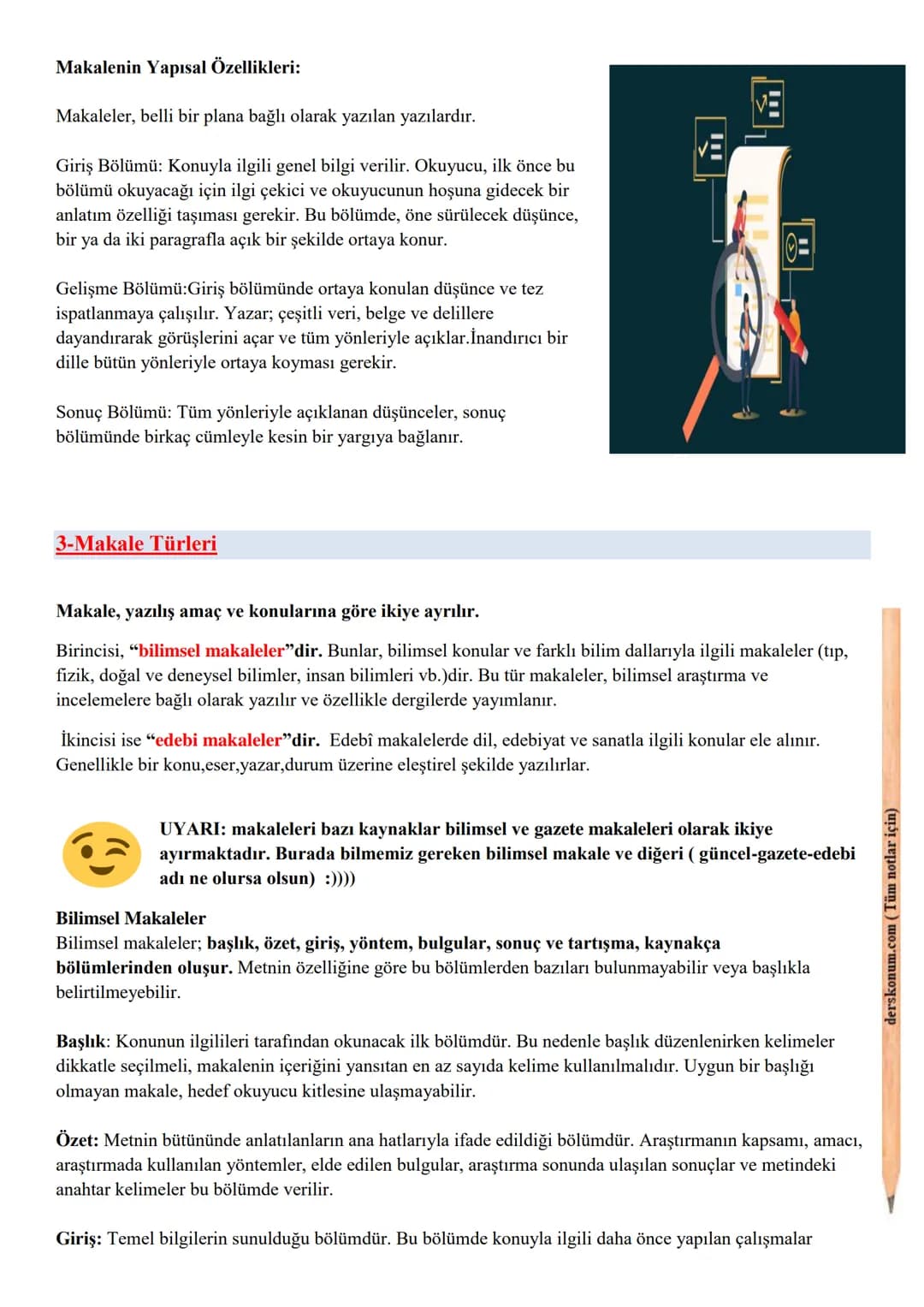 derskonum.com
11.SINIF TÜRK DİLİ VE EDEBİYATI MAKALE ÜNİTESİ DERSNOTLARI PDF
Hazırlayan: Mustafa Şahin
ÜNİTE/ PDF İÇERİĞİ
1-Makale Nedir ?
2