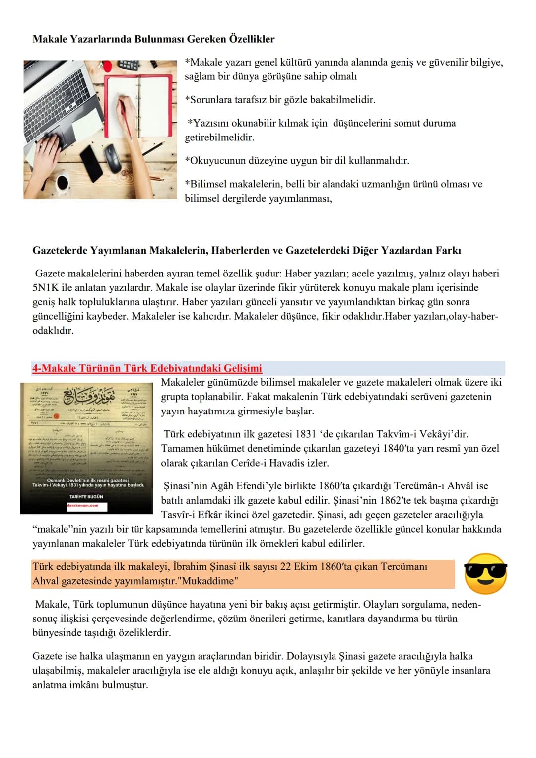 derskonum.com
11.SINIF TÜRK DİLİ VE EDEBİYATI MAKALE ÜNİTESİ DERSNOTLARI PDF
Hazırlayan: Mustafa Şahin
ÜNİTE/ PDF İÇERİĞİ
1-Makale Nedir ?
2