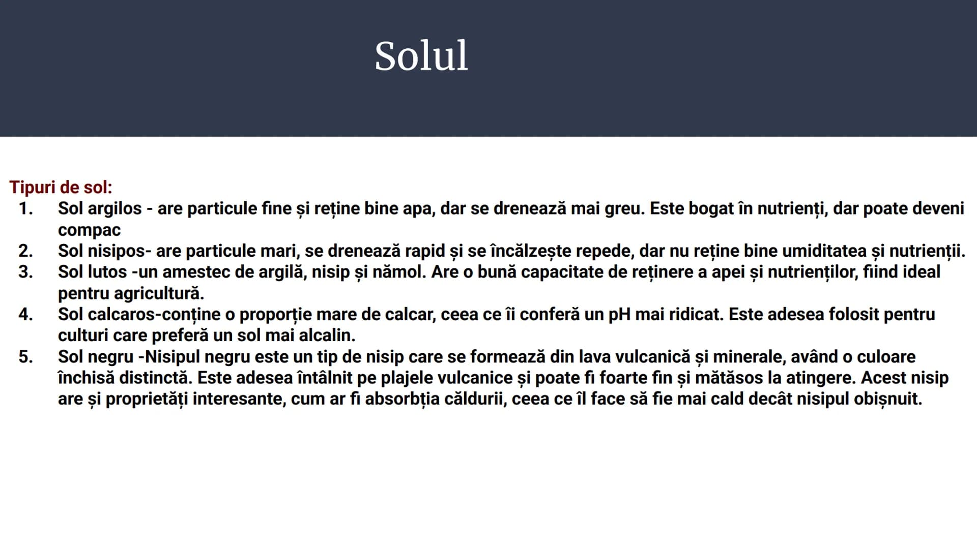 # Apa,Solul și Aerul
PROIECT CHIMIE Apa
• Rolul apei în natură
• Rolul apei în viața umană
• Răspândirea apei în natură
• Poluarea apei în