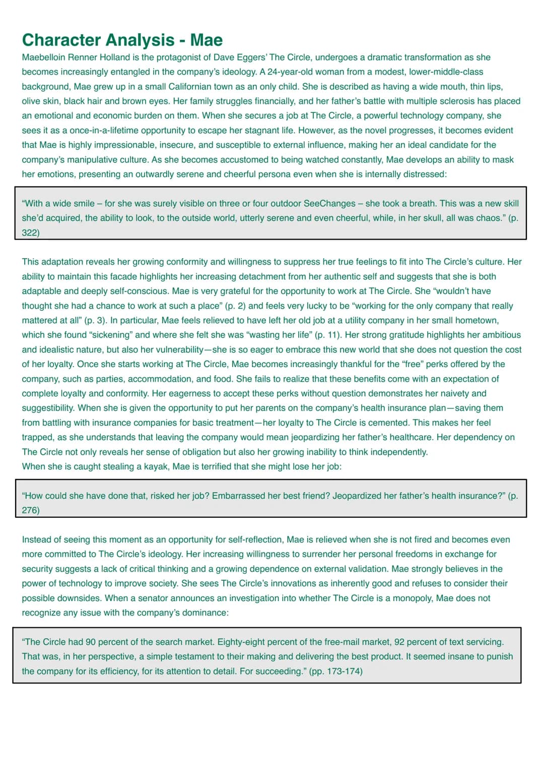 # Portfolio - “The Circle”
Marcelo Urban Charakter constellation
page 3
the plot
page 4
themes and topics
page 5
character analysis
page