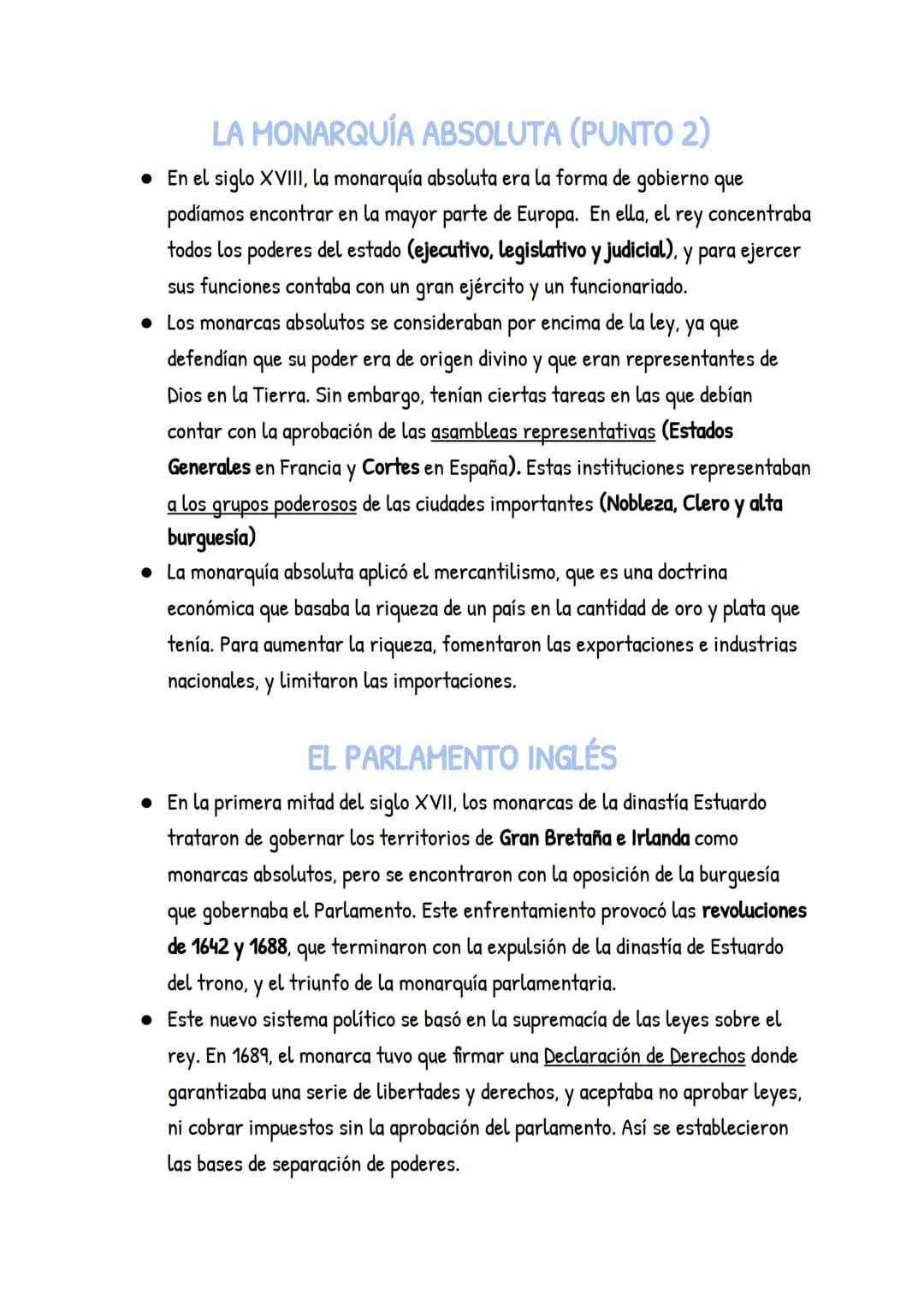 # LA MONARQUÍA ABSOLUTA (PUNTO 2)
• En el siglo XVIII, la monarquía absoluta era la forma de gobierno que
podíamos encontrar en la mayor pa