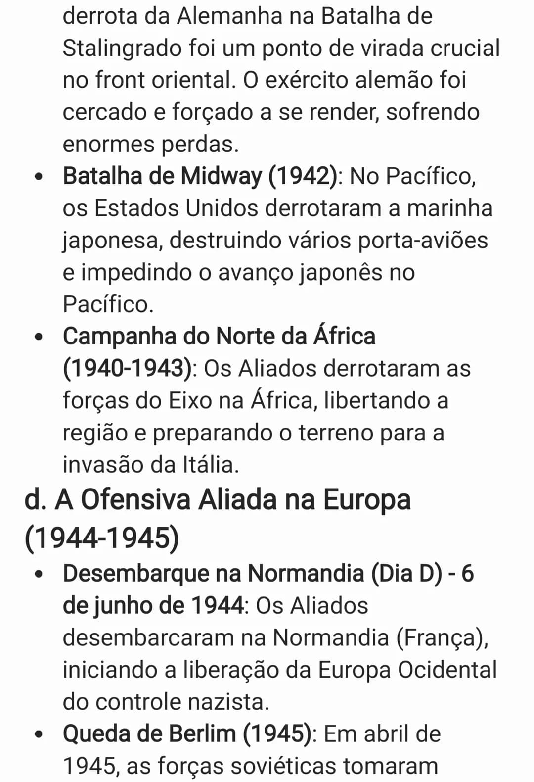 A Segunda Guerra Mundial (1939-1945) foi o
conflito militar mais amplo e devastador da
história, envolvendo a maioria das grandes
potências