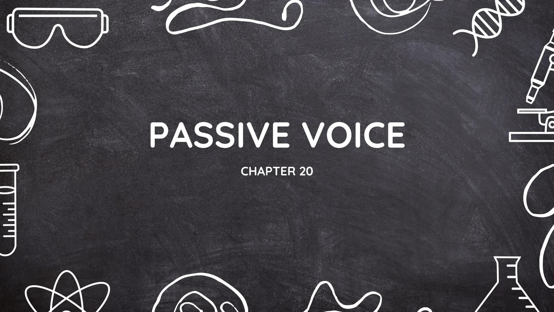 # PASSIVE VOICE
CHAPTER 20 # Active voice e Passive voice
- John helps his sister
- His sister is helped by John
- John is helping his sis