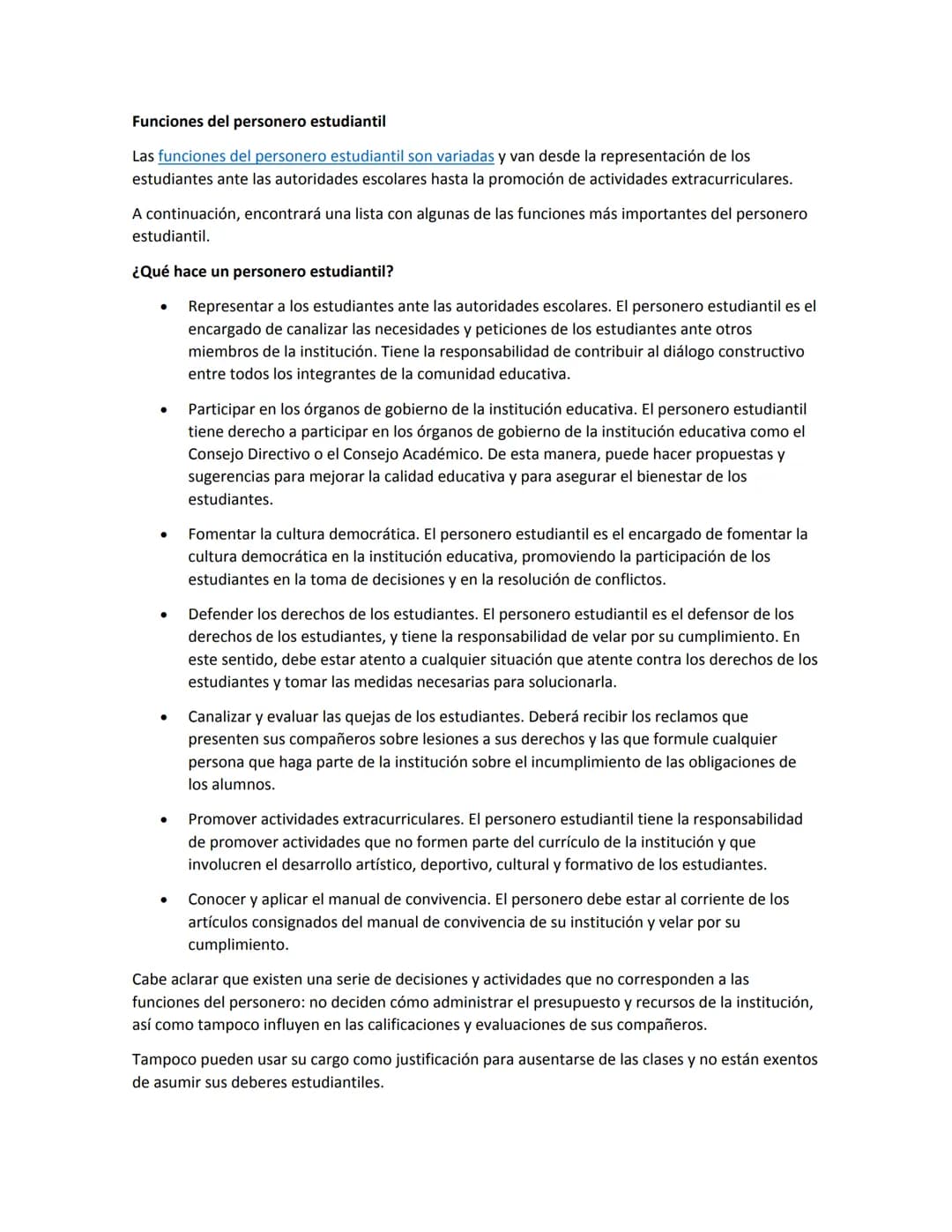 lapatria.com
¿Qué es un personero estudiantil y cuáles son sus funciones?
El personero estudiantil es una figura clave en la vida escolar.
