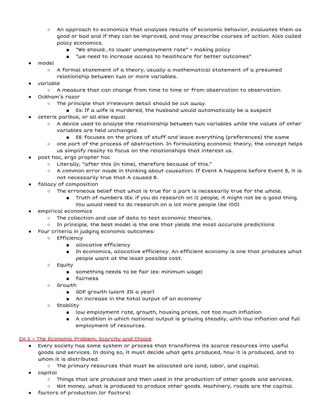 # CHI-The Scope and Methods of Economics
- Economics
- The study of how individuals and societies choose to use the scarce resources that