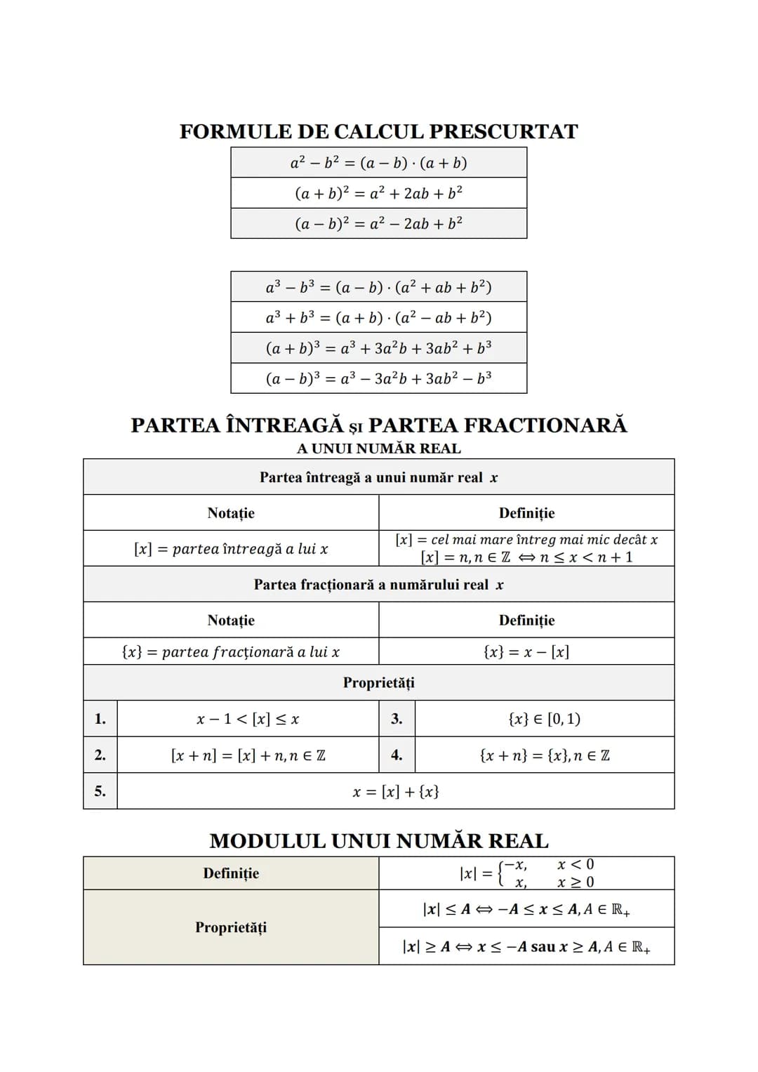 # Subiectul I.1
# PROGRESII
| ARITMETICE | Notaţii | GEOMETRICE |
| ----------- | ----------- | ----------- |
| $\div (a_n)_{n21} \leftrigh