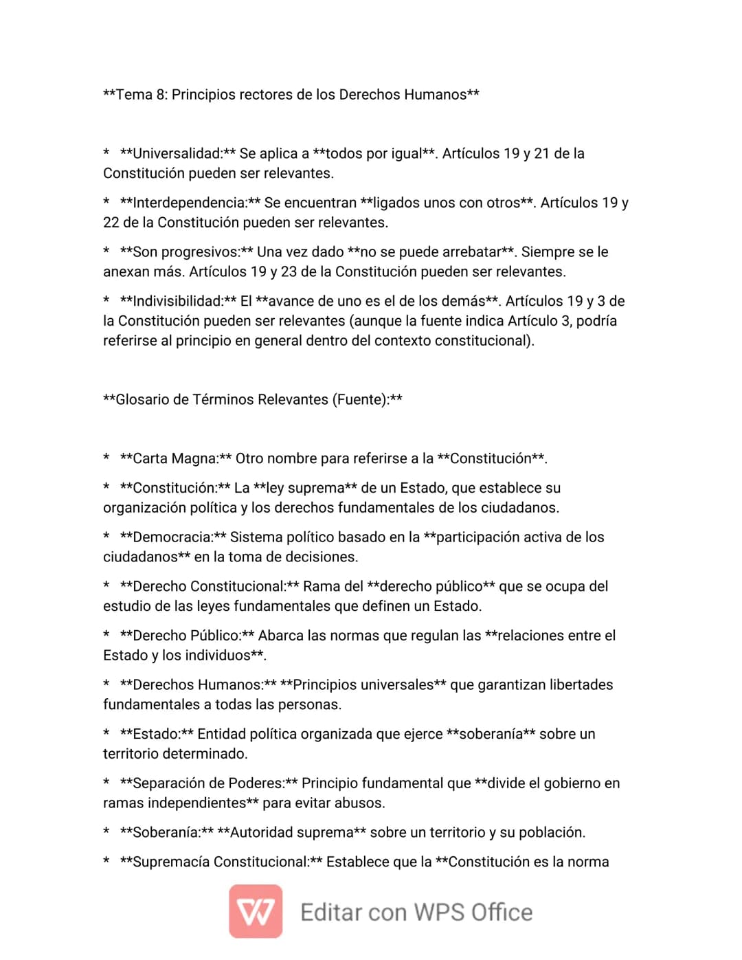 Guía de Estudio para un Examen de Derecho Constitucional Venezolano
**Tema 1: El Derecho Constitucional**
**Concepto del Derecho Constituc