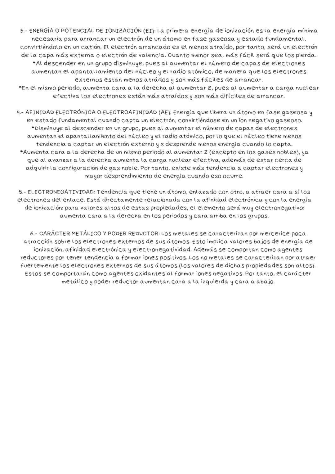 # TEMA 1: ESTRUCTURA ATÓMICA Y CLASIFICACIÓN PERIÓDICA DE LOS
ELEMENTOS
-Un átomo está en estado FUNDAMENTAL cuando el electrón se mueve en