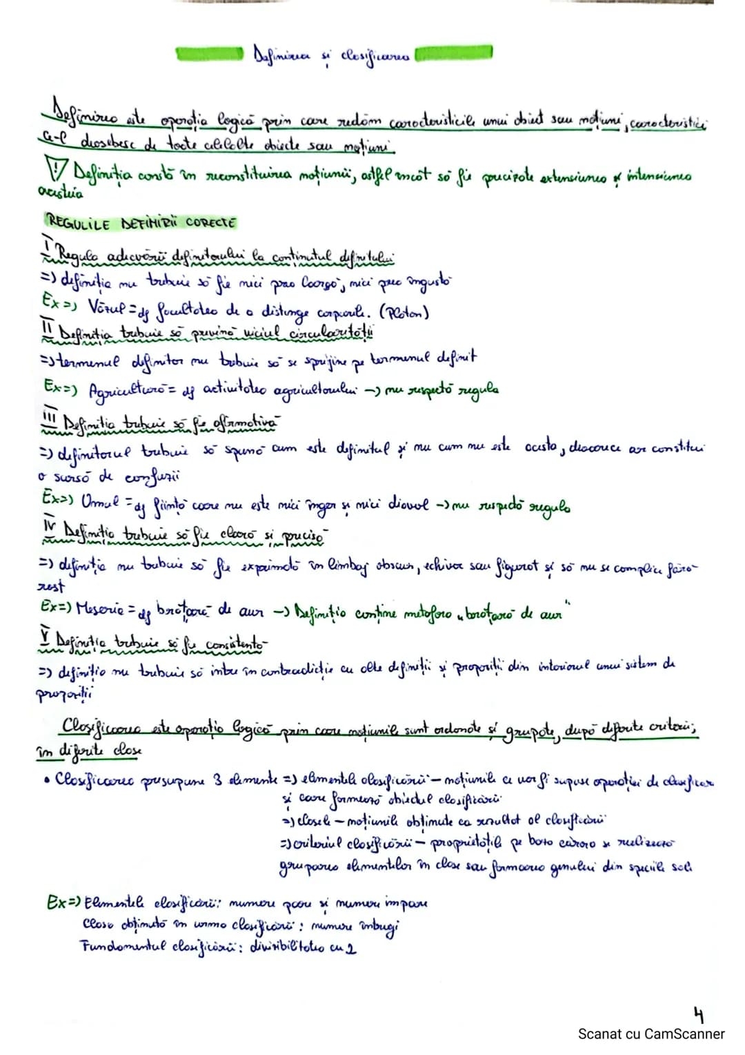 și argumentare
LOGICĂ
MATERIE TEST
=> principiile logici (p9 9)
=> tormini caracterisure/definire (pg H-12)
closificare
roporturi logi