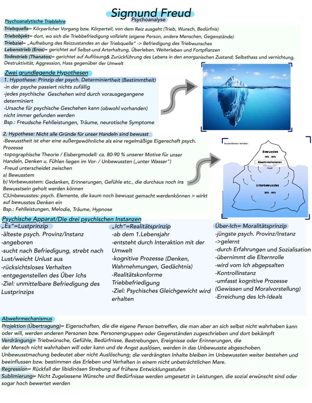 # Sigmund Freud # Psychoanalytische Trieblehre
# Sigmund Freud
Psychoanalyse
Triebquelle Körperlicher Vorgang bzw. Körperteil, von dem Rei
