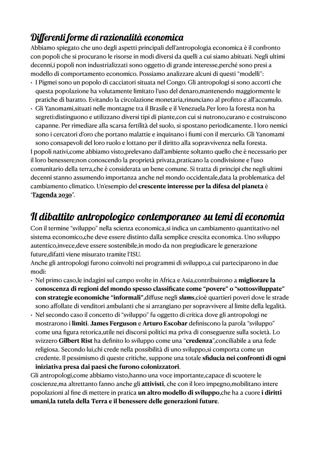 # Antropologia economica
Le attività economiche sono state, e tuttora, studiate dalle scienze sociali:le principali sono
l'economia,con un