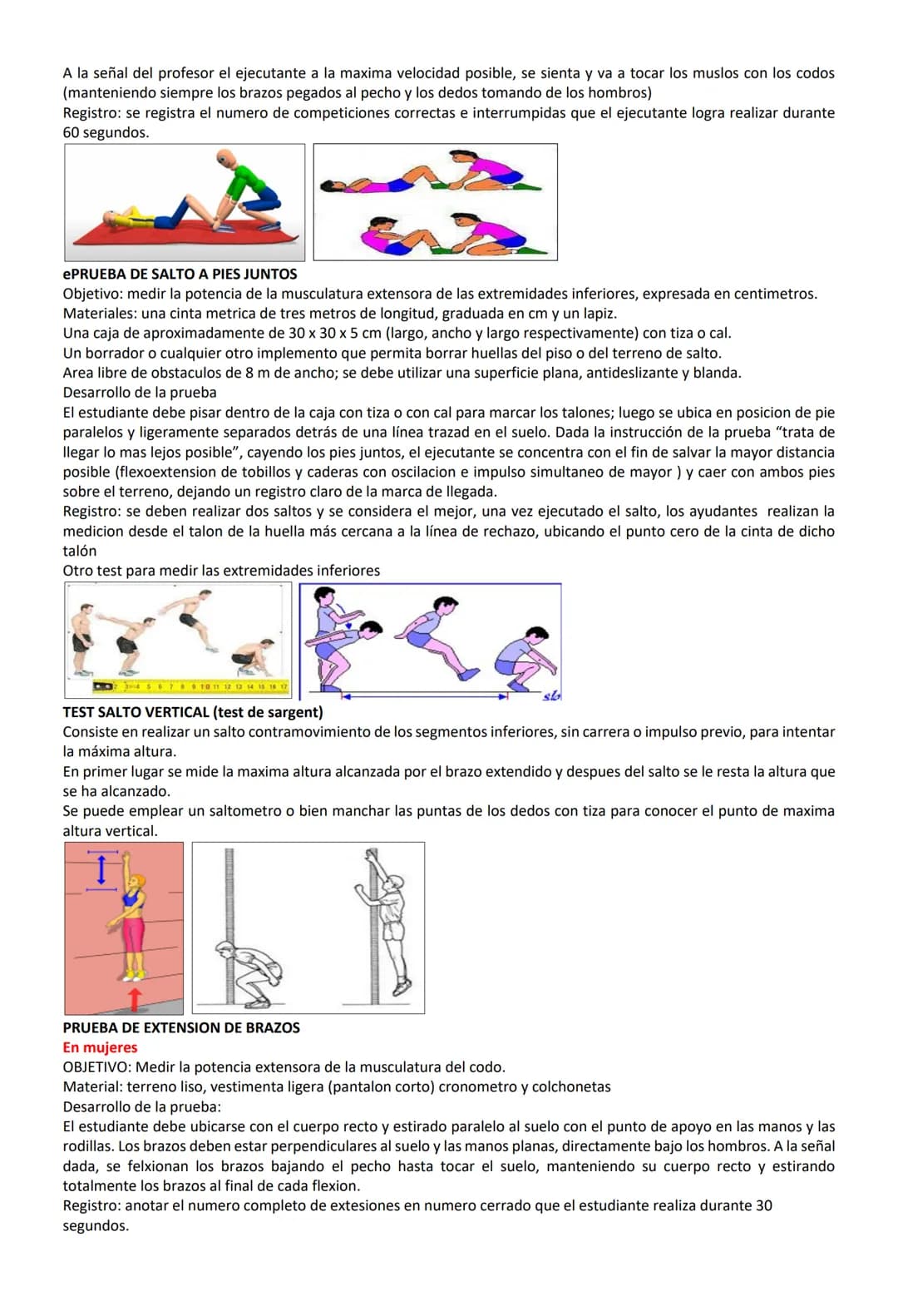 # BATERIA
Conjunto de test o pruebas complementarias utilizadas con el fin de evaluar varios aspectos o la totalidad de las
cualidades fisic