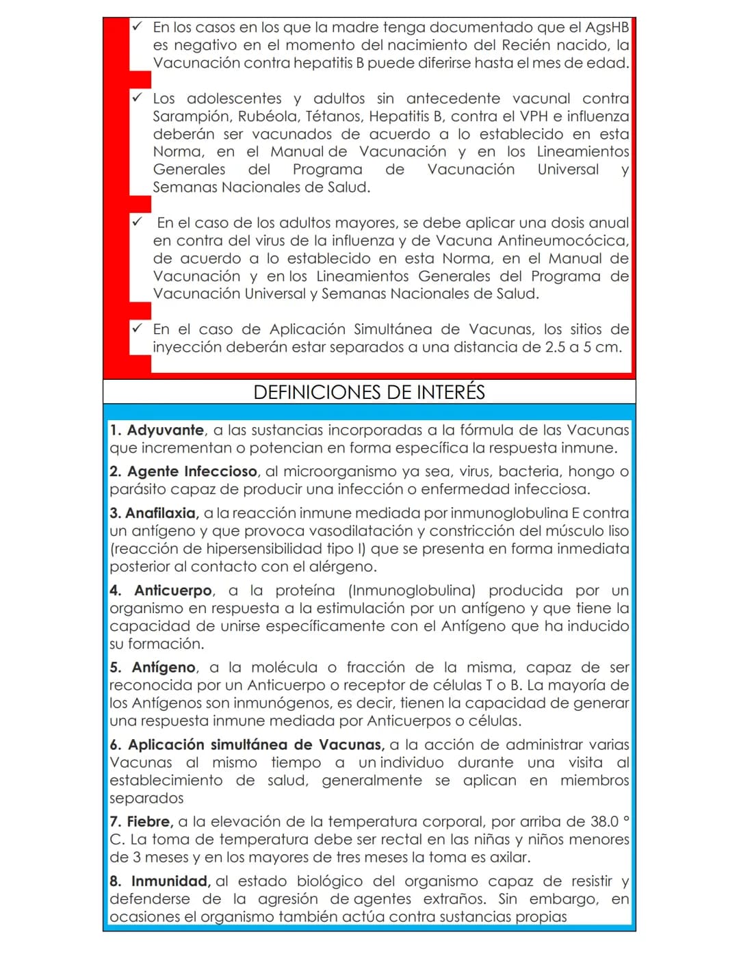 ESQUEMA NACIONAL DE VACUNACIÓN
1. Nombre de norma oficial mexicana de la vacunación:
PROYECTO de Norma Oficial Mexicana PROY-NOM-036-SSA2-