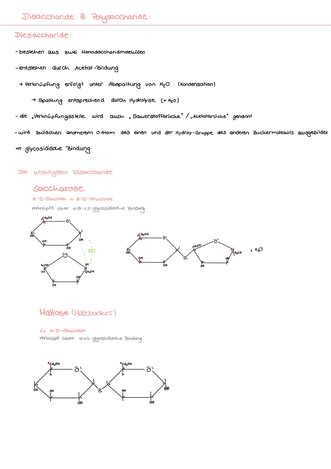 # Q2.1 Kohlenhydrate & Peptide
Überblick über die Substanzklasse der Kohlenhydrate:
- Kohlenhydrate sind Poly hydroxy verbindungen (mehrere