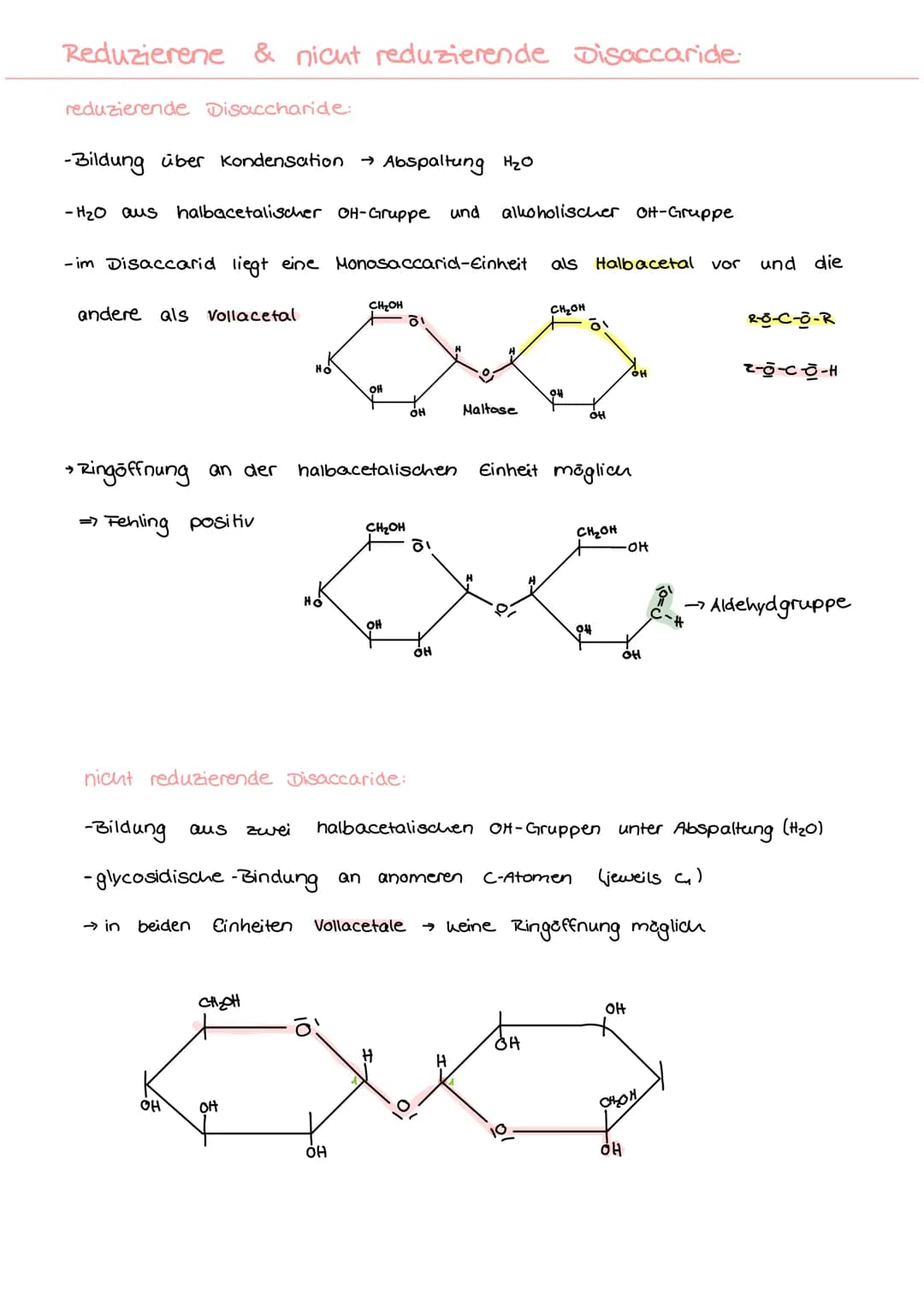 # Q2.1 Kohlenhydrate & Peptide
Überblick über die Substanzklasse der Kohlenhydrate:
- Kohlenhydrate sind Poly hydroxy verbindungen (mehrere