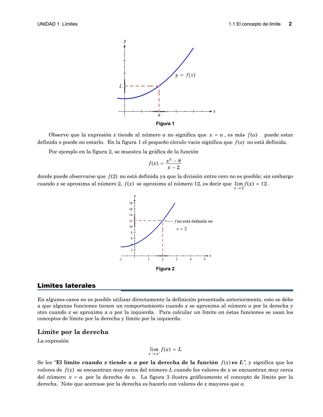 UNIDAD 1 Límites
1.1 El concepto de límite
1.1 El concepto de límite 1
INTRODUCCIÓN
En la matemática actual, el estudio del cálculo se i