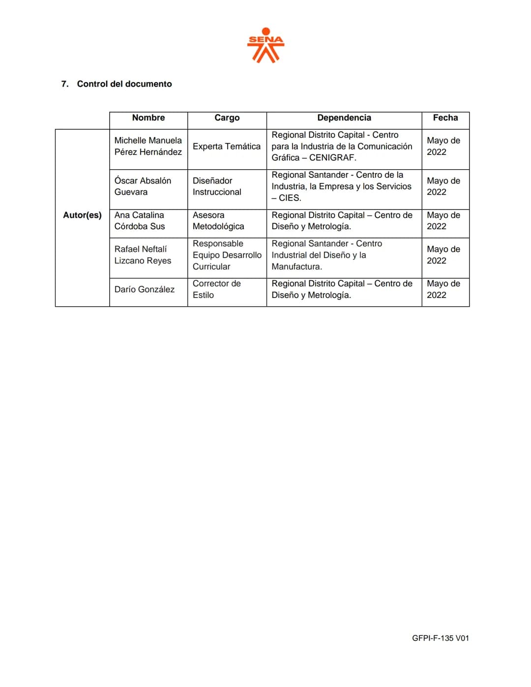 # SENA
PROCESO DE GESTIÓN DE FORMACIÓN PROFESIONAL INTEGRAL
GUÍA DE APRENDIZAJE
1. Identificación de la guía de aprendizaje
* Denominaci