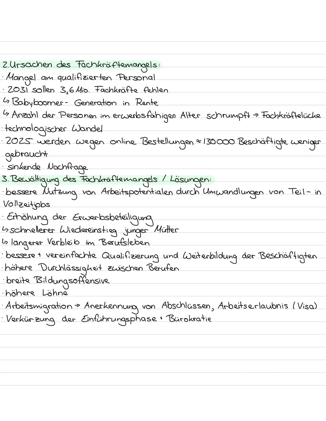 Lernzettel
• Flexibilisierung der Arbeit
• Gender pay gap
• atypische Beschäftigung
• prekäre Arbeit
• Industrie 4.0
• Typologie der Arbeit