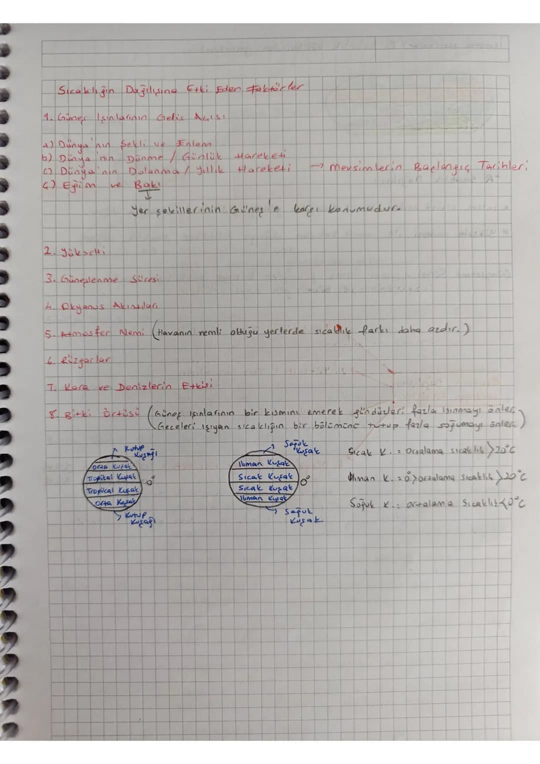 3. TEMA DOĞAL SİSTEMLER VE SÜREGLER
Atmosfer: Hava küre = Yerkörevi cepecevre saran, yaşamın varlığını
ve sürekliliğini sağlayan yaz örtüsü