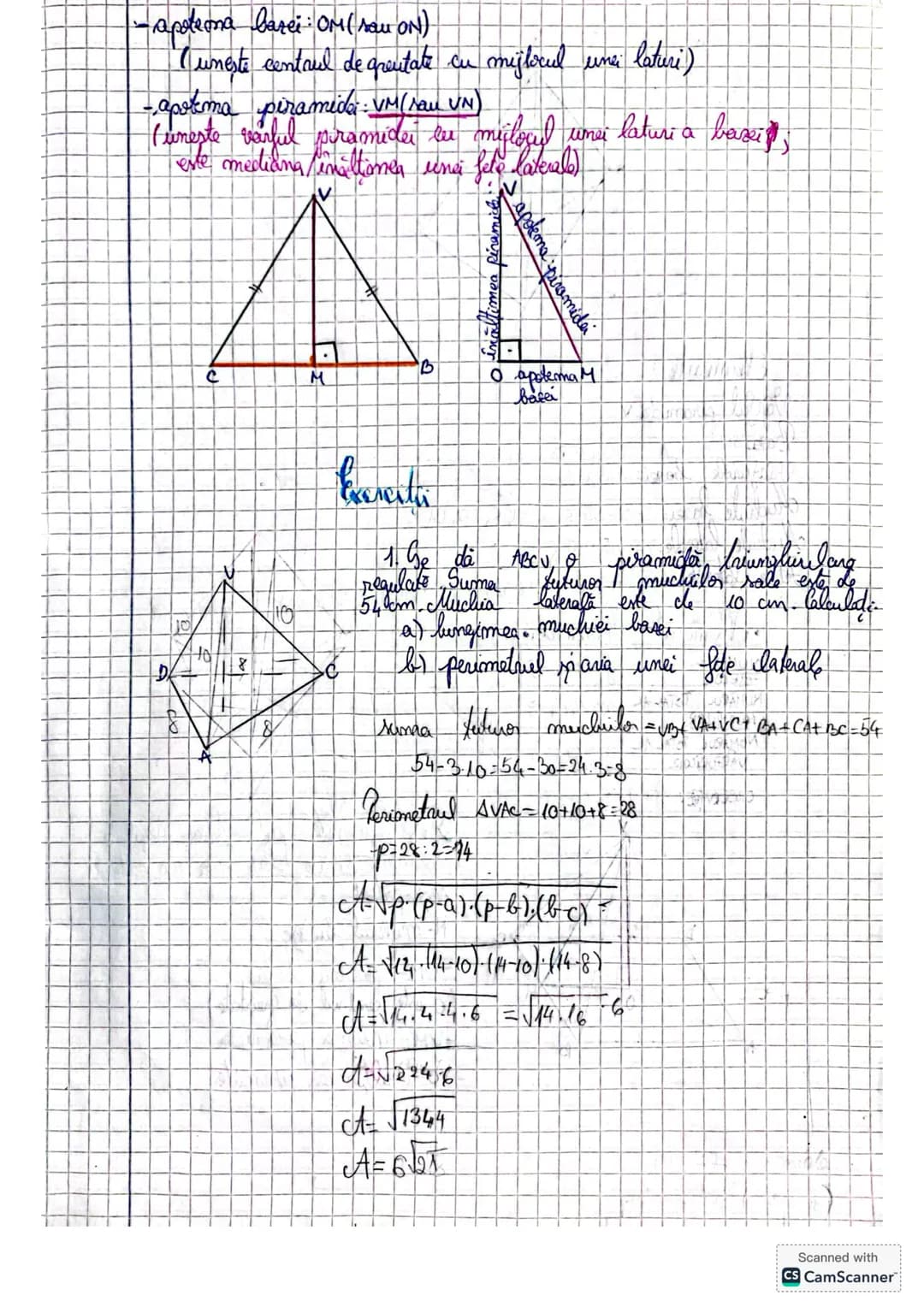 Cerpuri geometrice.
1 PIRAMIDA
-
poligoapa regulate triungho exhibiteral, patcat, pentkyon regulat, Besagon
resulat etc.
2) Piramido triun
