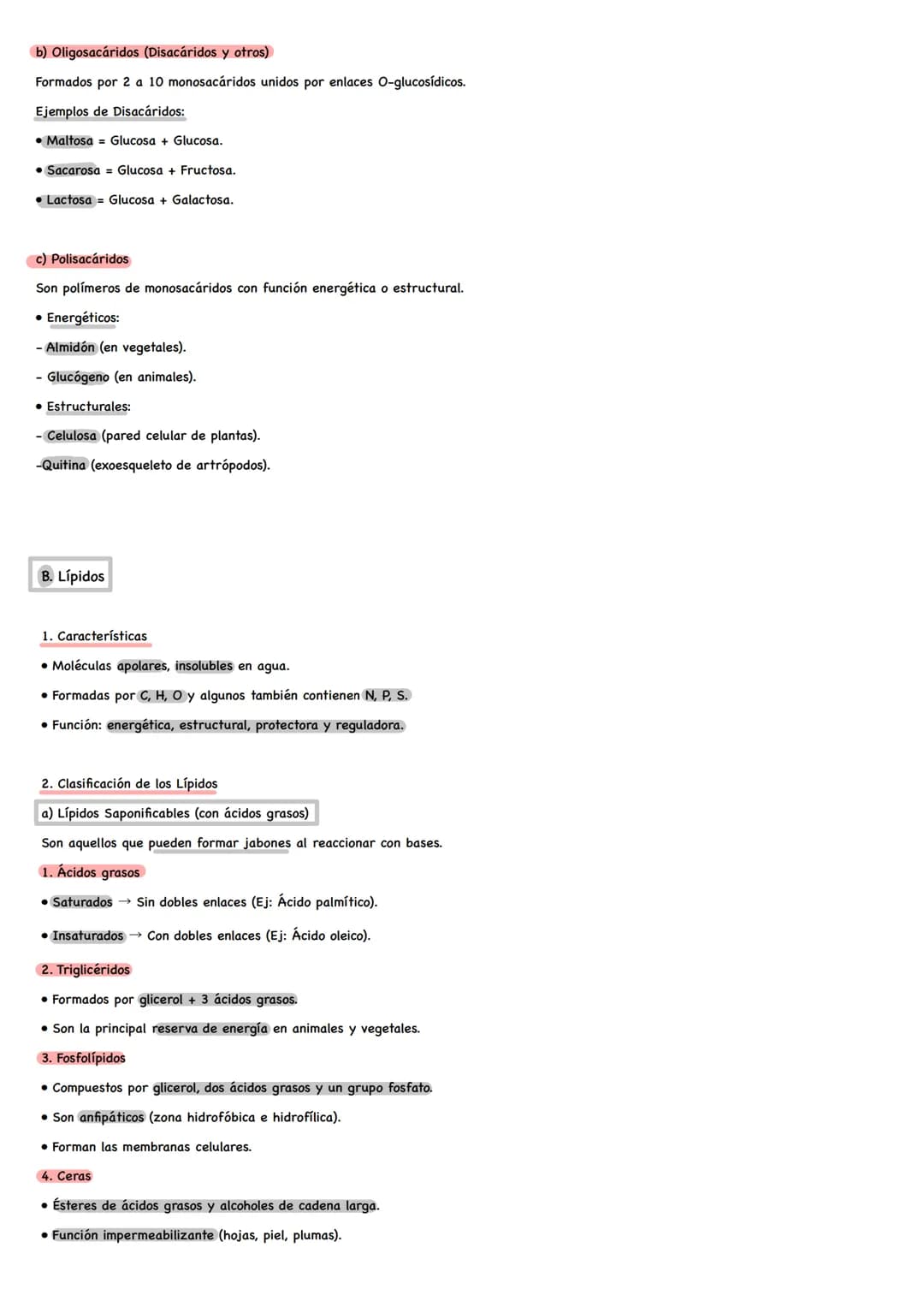 # Bioquímica
1. Seres vivos e inertes
Los seres vivos se diferencian de los seres inertes porque:
* Se nutren.
* Se relacionan con su