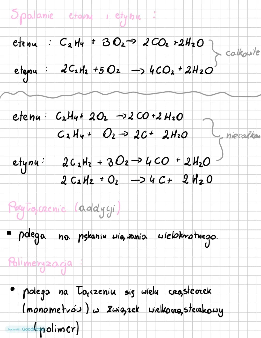 CHEMIA ♡
Made with Goodnotes # Weglowodory
weglowodory
nasycone
nienasycone
- so, tylko wiązania
- Pojedyncze
- jest co najmniej
- jedno
