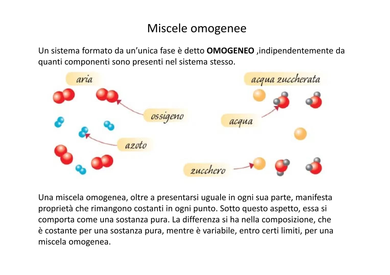 # Sostanze pure e miscugli
Prof.ssa PARAVIZZINI M.R. # Sostanza pura
Una sostanza è pura se è costituita da un solo componente, cioè da un