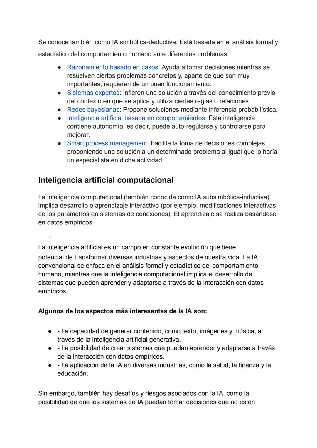 TRABAJO DE INFORMATICA
LA INTELIGENCIA ARTIFICIAL
PARTICIPANTES: ALISSON MENDOZA, MARSHY MUÑOZ, TALIANA
LEIVA 1004
TRABAJO DEL PRIMER PER