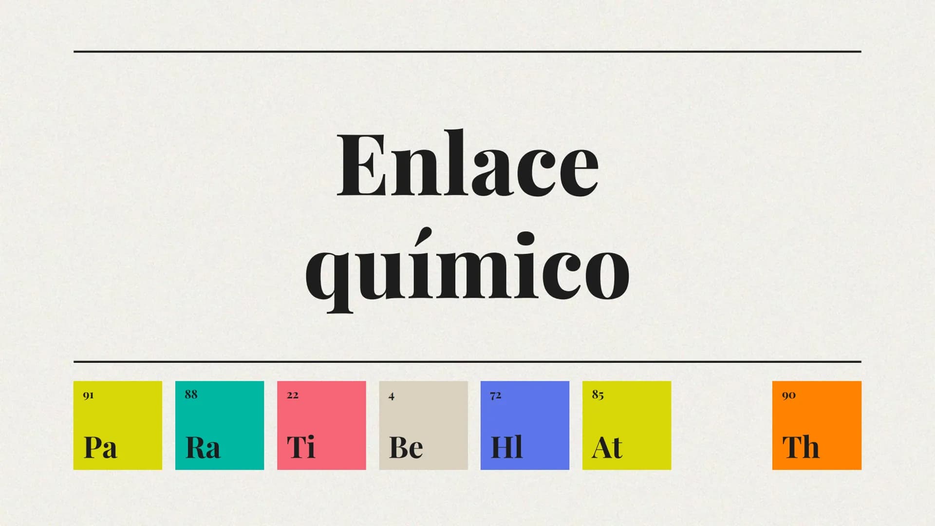 12
88
22
1
Mg
Ra
Ti
H
99
Es
Química
ETITC
M. Sc. Cristian Moreno
Técnico profesional en electrónica industrial
ESCUELA TECNOL
ÓGICA INSTITUT