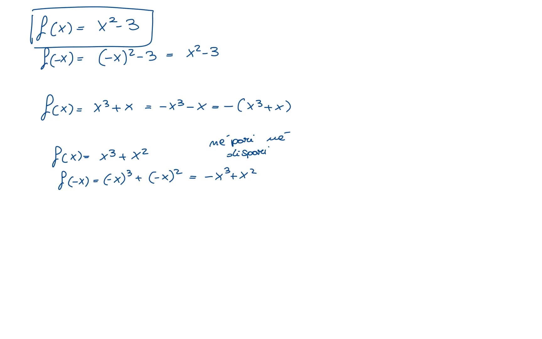 --- OCR Start ---
Dominio
① f(x) = 2
1
X-2≠ 0 ; x + 2
2.g(x) = √(3x+6)
3x+620; 3x2-6; x2-2
3. h(x) = ln(x + 5) x+5>0; x>-5
4. k(x) = x+4x+4=