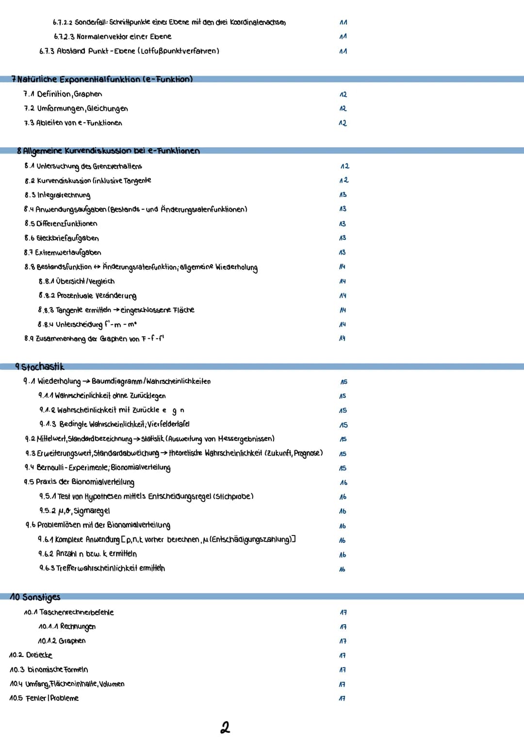 # Mathematik
1 Kurvendiskussion
1.1 Nullstellen
1.2 Extrempunkte
1.3 Verschiedenes
1.4 Wendepunkte
1.5 Tangente
1.6 Bedeutung der Wen
