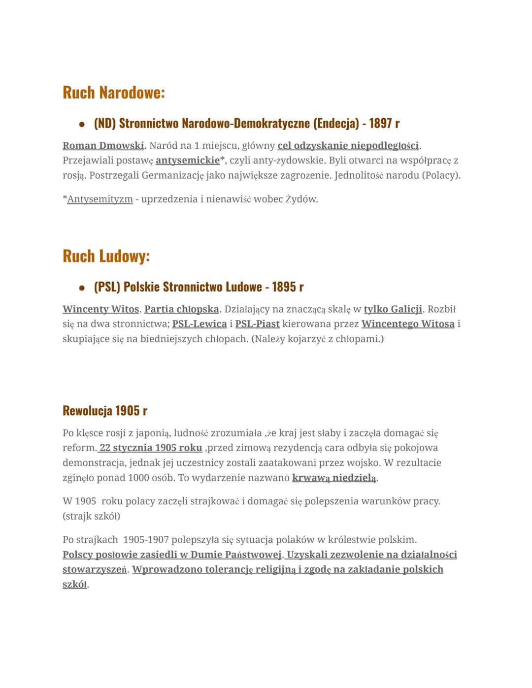 # Historia dział IV
Ziemie Polskie po wiośnie ludów
1. POWSTANIE STYCZNIOWE
1. pojęcia: praca organiczna, czerwoni i biali, branka, wojna