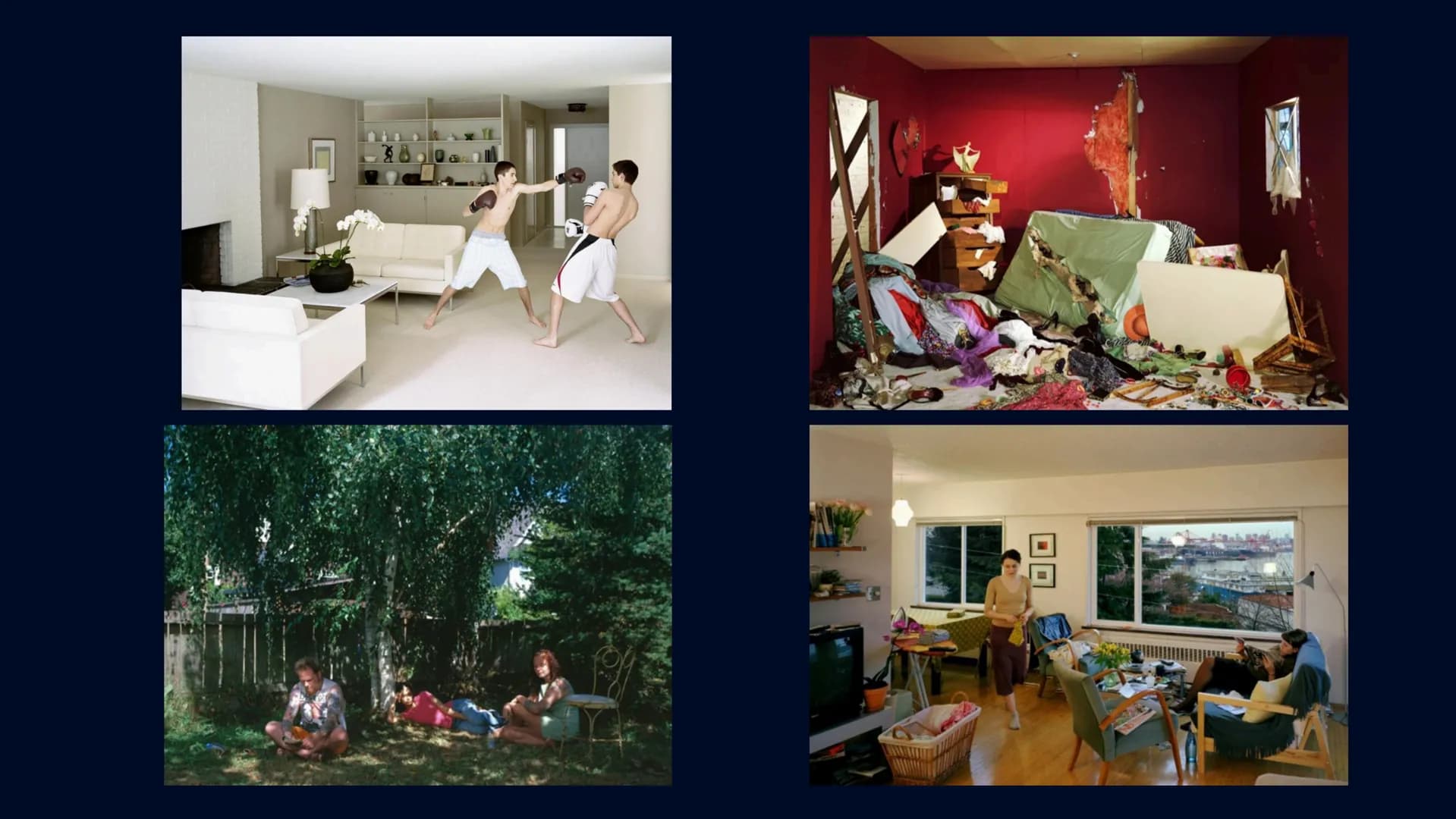 # exploring
# JEFF WALL
INZINIERTE FOTOGRAFIE # Die
# GLIEDERUNG
* Jeff Wall
* Lebenslauf
* Werkübersicht
* Thematik
* Inhalt