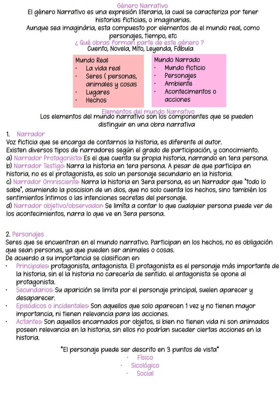 # Género Narrativo # Género Narrativo
El género Narrativo es una expresión literaria, la cual se caracteriza por tener
historias ficticias,