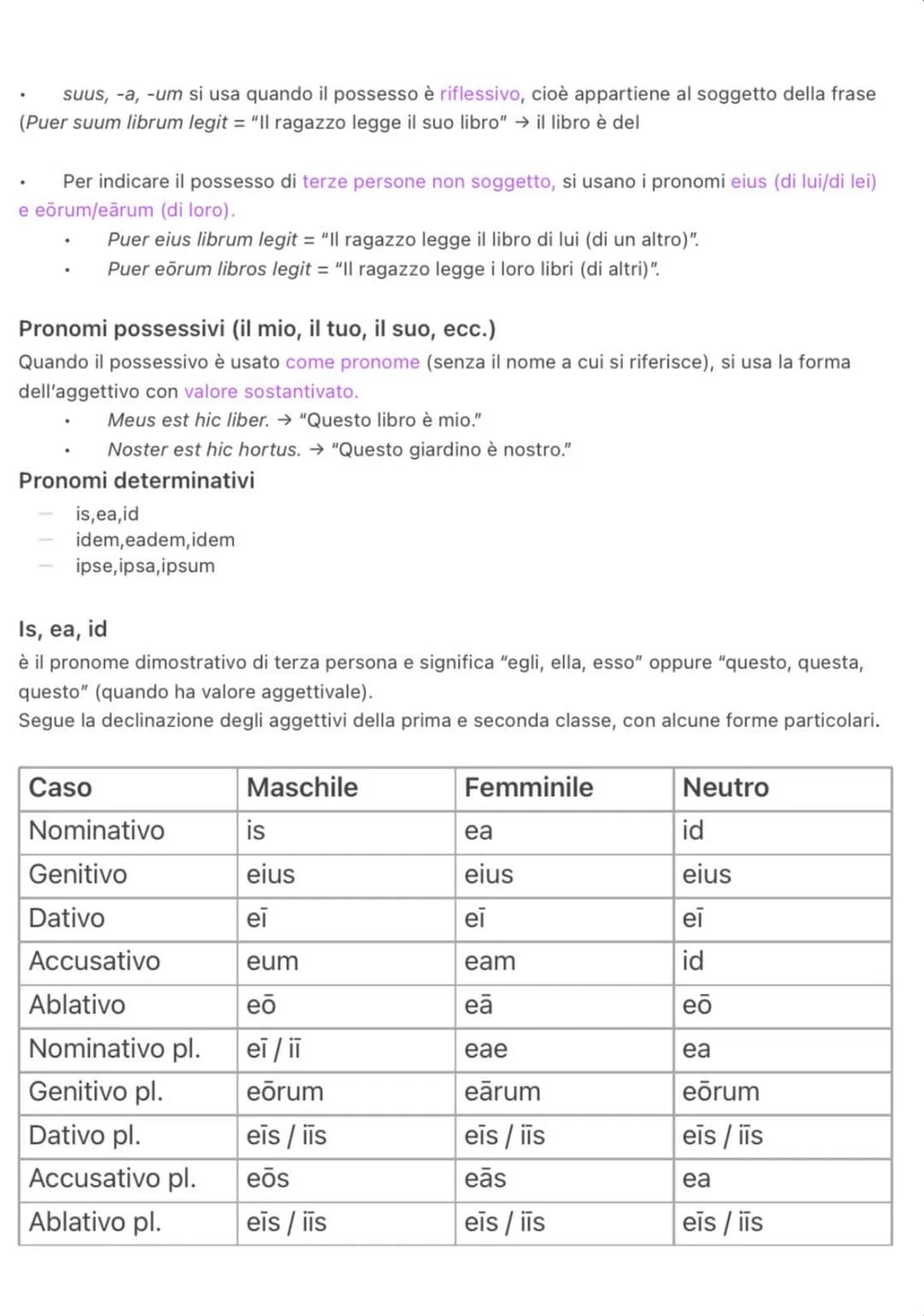 pronomi personali
PRIMA PERSONA (io, noi)
| Caso | Singolare | Plurale |
| ----------- | -------------- | ---------