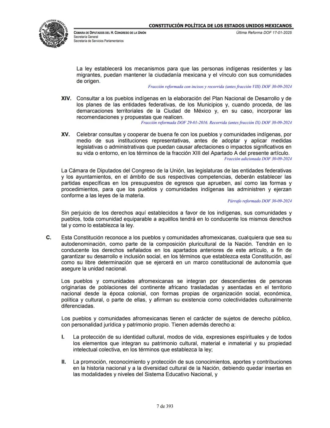 --- OCR Start ---
E
MEXICA
CAMARA DE DIPUTADOS DEL H. CONGRESO DE LA UNIÓN
Secretaría General
Secretaría de Servicios Parlamentarios
CONSTIT