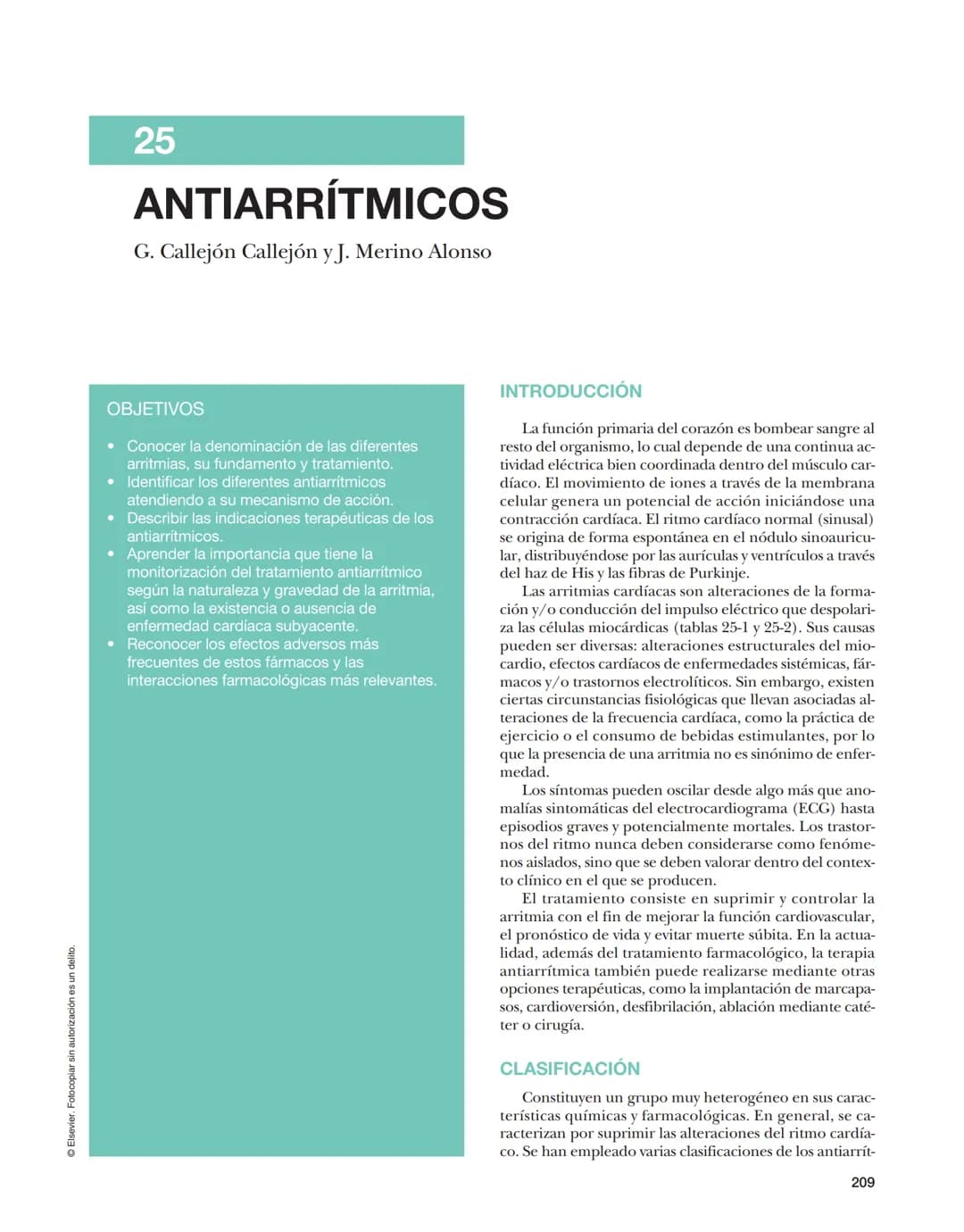 # UNIDAD DIDÁCTICA VIII
FARMACOLOGIA
CARDIOVASCULAR
24
GLUCÓSIDOS CARDÍACOS
C. Fraile Clemente y M.A. Ocaña Gómez
OBJETIVOS
* Conocer l