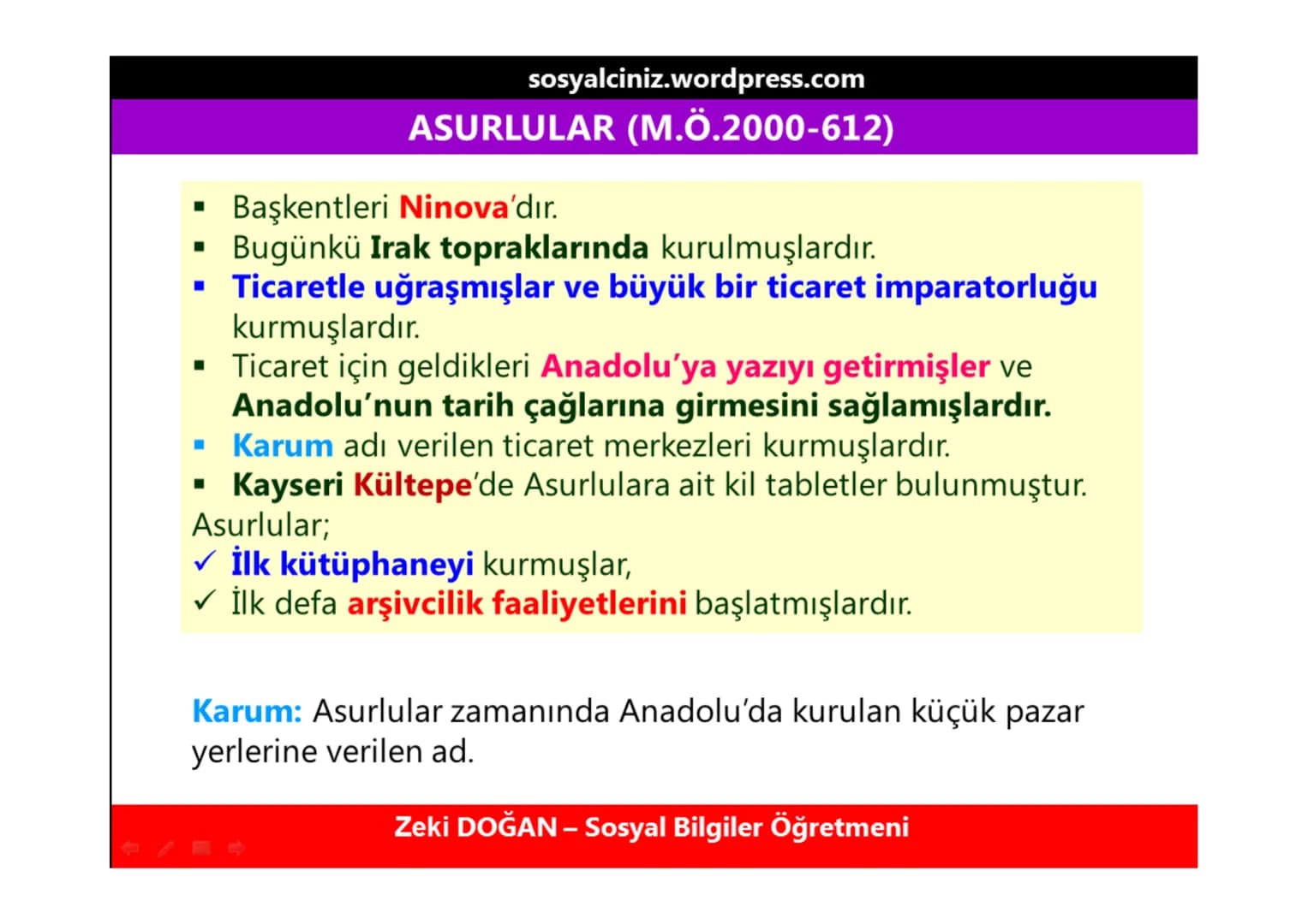 sosyalciniz.wordpress.com
# SOSYAL BİLGİLER 5
# ΜΕΖΟΡΟΤΑMYA
# UYGARLIKLARI
Konu + Soru + Ders Notu
Zeki DOĞAN - Sosyal Bilgiler Öğretmeni
Z
