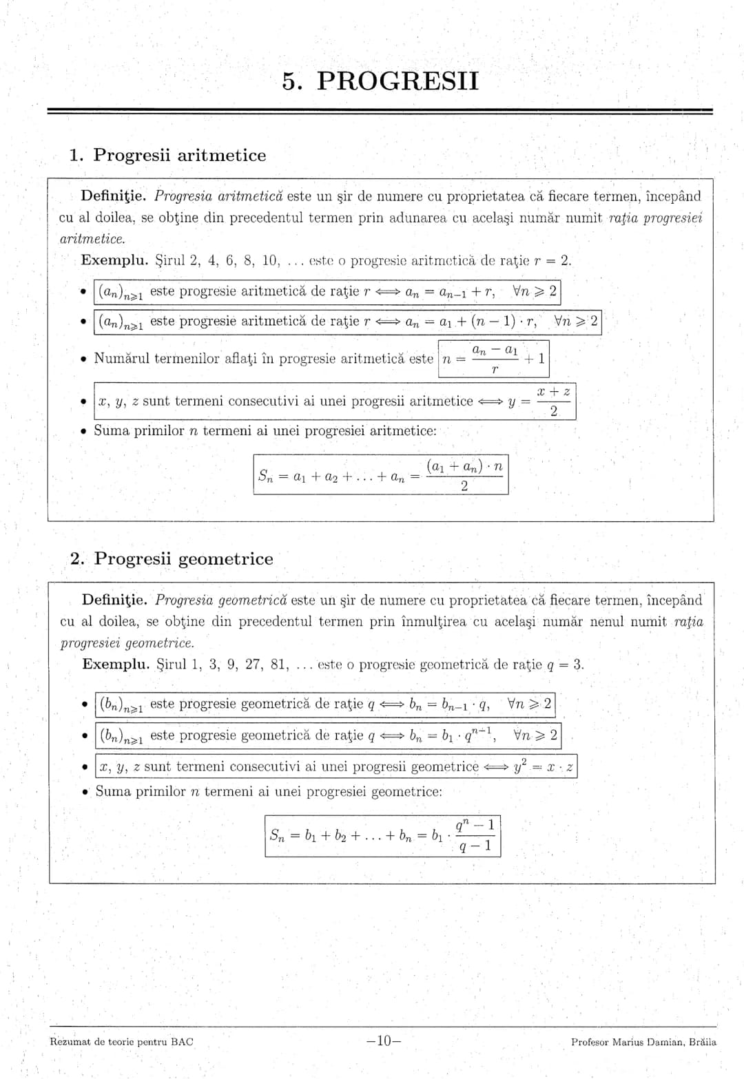# 1. NUMERE REALE
1. Formule de calcul prescurtat
$(a+b)^2 = a^2+2ab+b^2$ $(a-b)^2= a^2-2ab+b^2$ $a^2-b^2= (a-b)(a+b)$
$(a+b+c)^2= a^2+b^