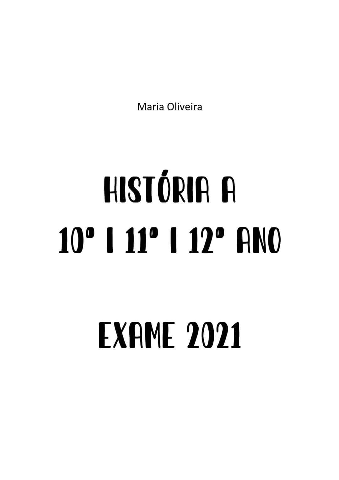 Maria Oliveira
HISTÓRIA A
10º | 11º | 12º ANO
EXAME 2021 MVO
- 2 - # Conteúdos / Domínios – Exame História
- **10º ANO**
Módulo 2 – Di