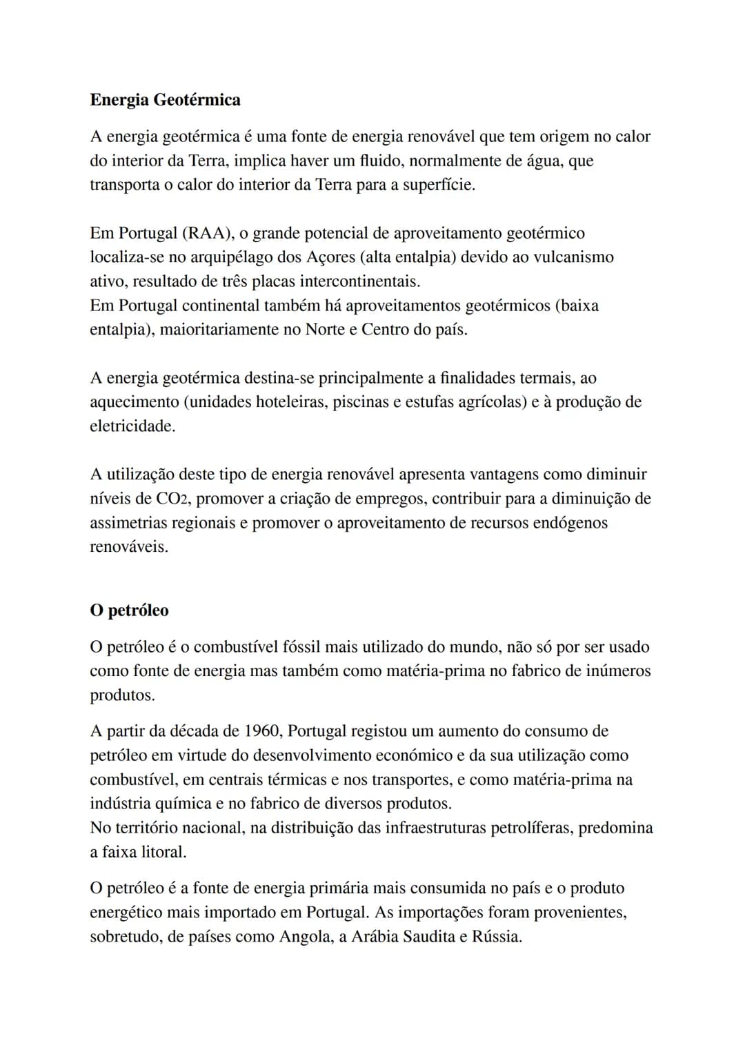# Geografia A
Tomás Gaspar
CSD - 18047 # RECURSOS ENERGÉTICOS
Como se classificam os recursos energéticos?
Os recursos energéticos podem