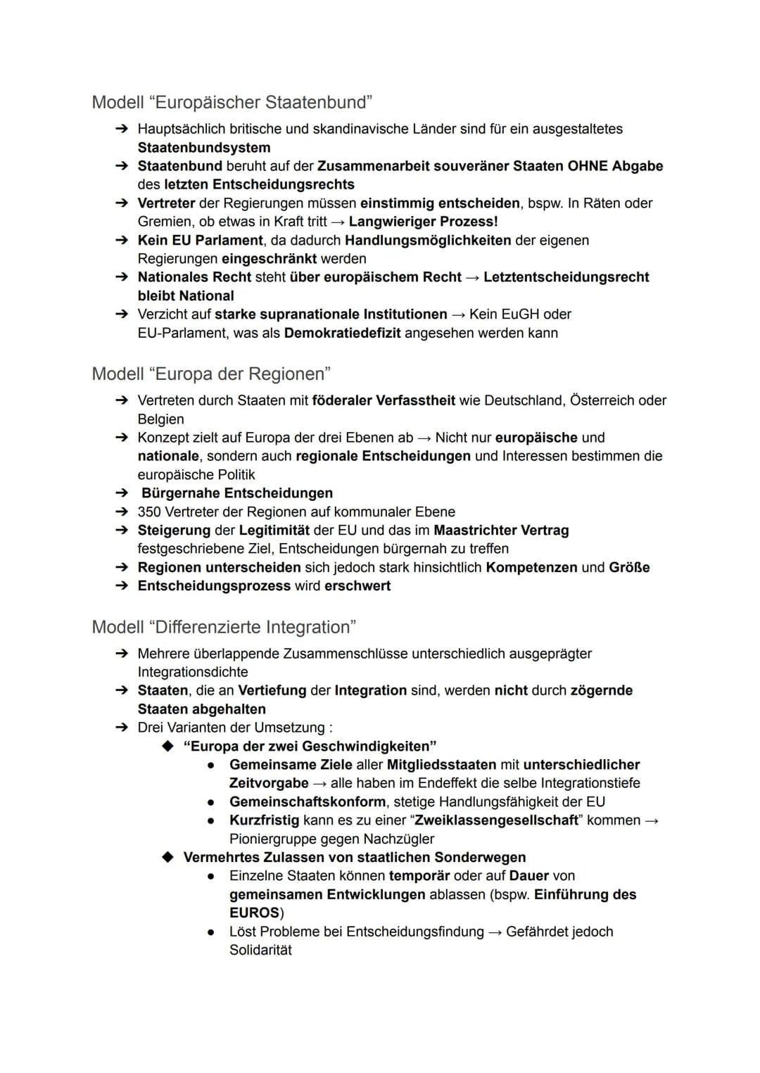 # Sowi Lernzettel - Abitur
Inhaltsfeld 5: Europäische Union
Historie der EU
→ 1951 gründeten Frankreich, Deutschland, Italien & BeNeLux d