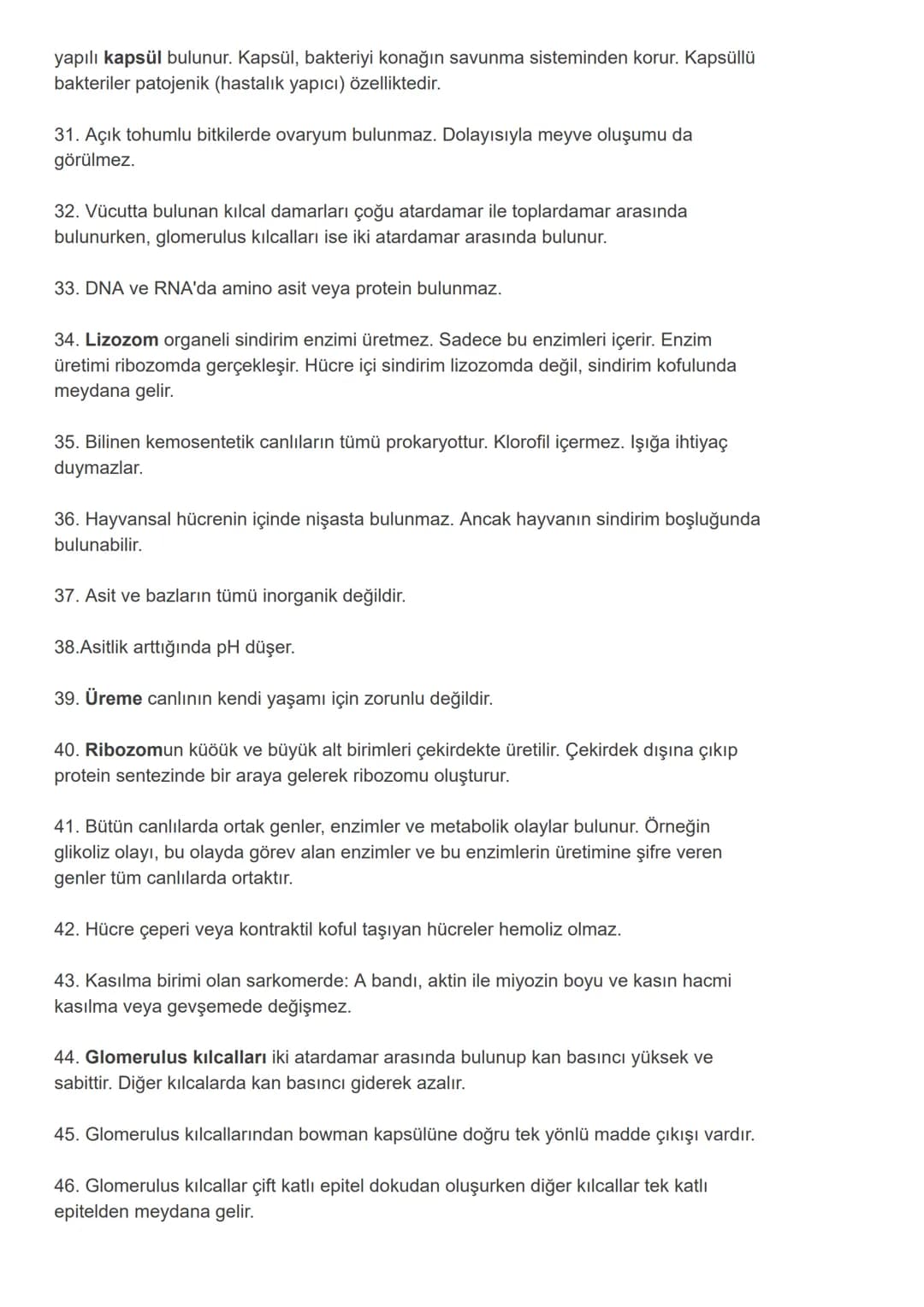 # Bilinmesi Gereken TYT AYT Biyoloji Kısa Ders Notları
TYT AYT Biyoloji için bilinmesi gereken 100 kısa ders notu Sizlerle.
1. Vagus sinir