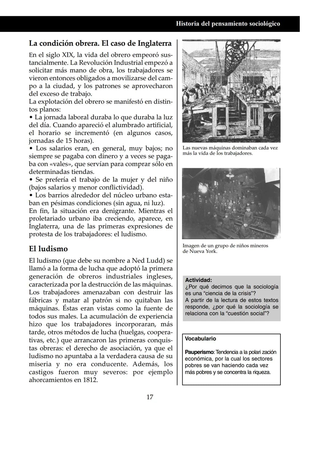 UNIDAD I
# Historia del pensamiento sociológico
## Pensar la sociedad
¿Qué es la sociedad? ¿Puede una sociedad pensarse o reflexionar sob