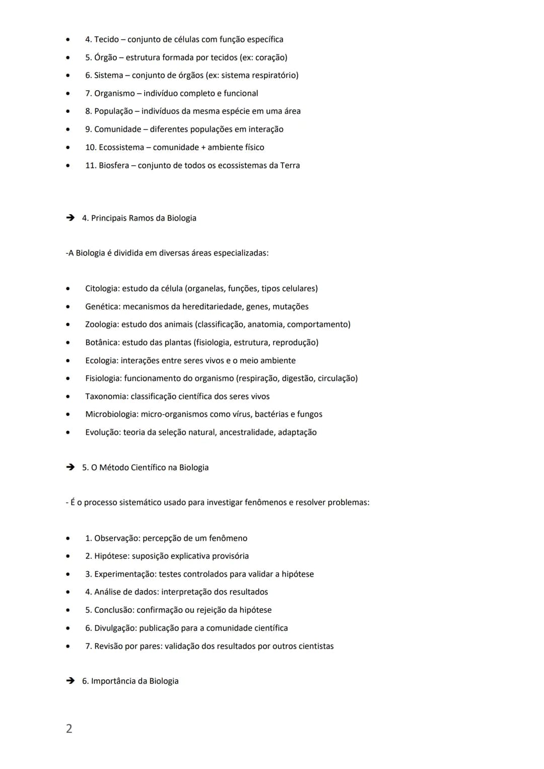 # Biologia: Introdução à biologia
→ 1. O que é Biologia?
A Biologia é a ciência que estuda a vida e os seres vivos, abrangendo sua estrutu