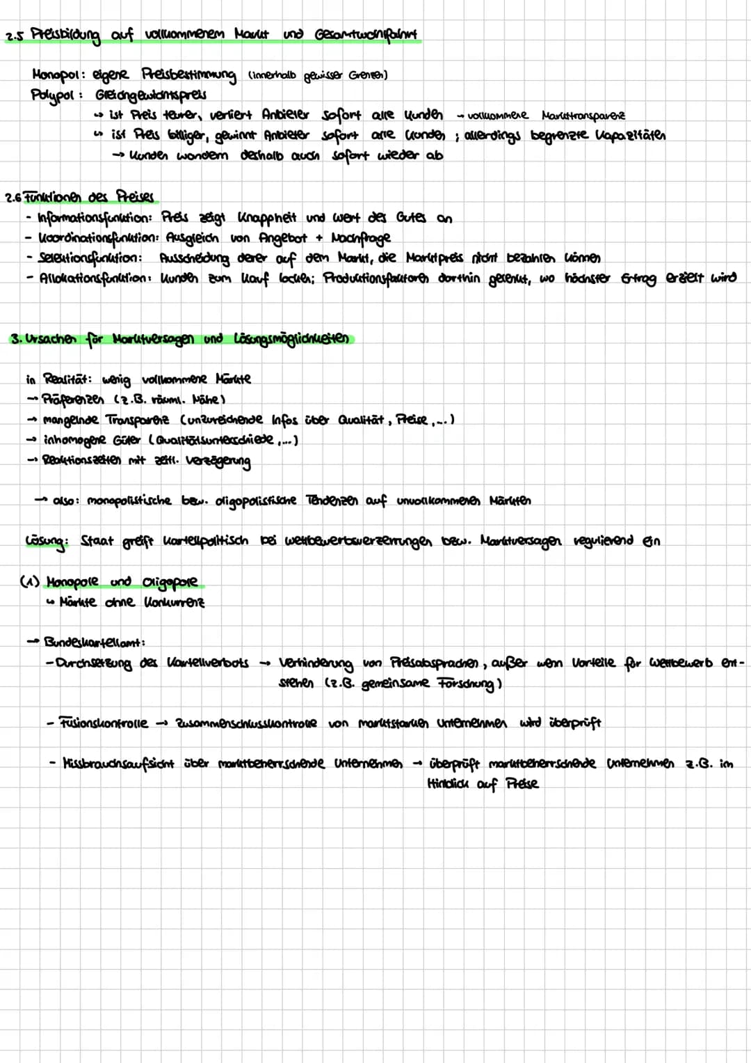 Wirtschaft Abitur Lemzettel
(1) Grundlagen der Ökonomie
1. Olkon. Verinatten
- Präferenzen
Anreize + Restriktionen (Einschränkunger)
Rationa