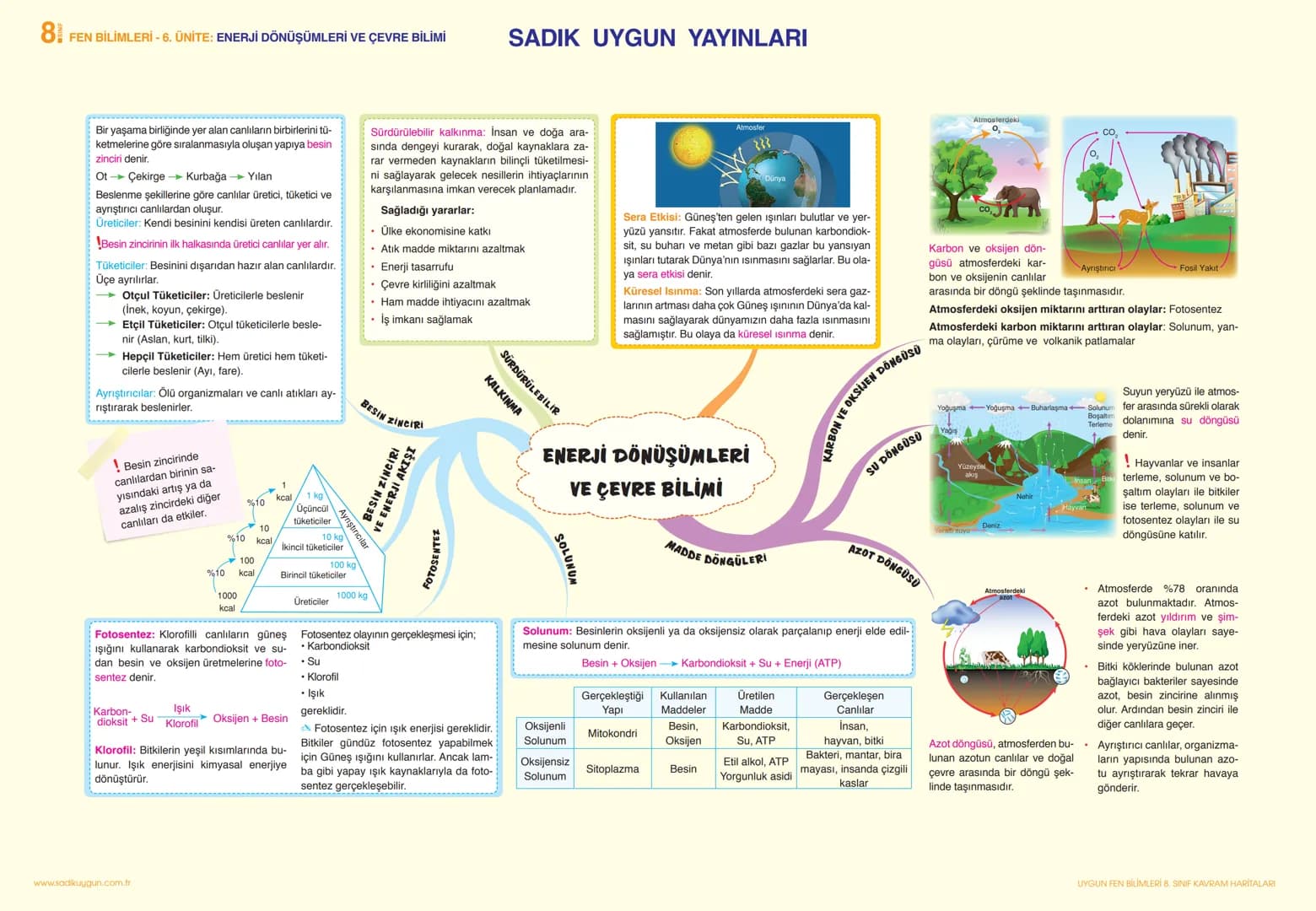 # 8 FEN BİLİMLERİ - 2. ÜNİTE: DNA ve GENETİK KOD
Kromozom
DNA
DNA
✓ Canlıların kalıtsal özelliklerini belirleyen,
yönetici moleküldür.
SA